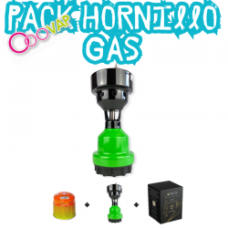 Pack hornillo gas y carbon...