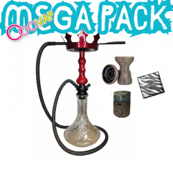 Mega pack Love hookah Red