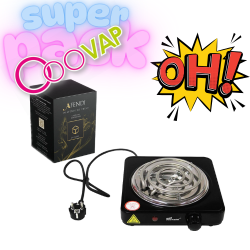 Pack hornillo 1000 w carbon...