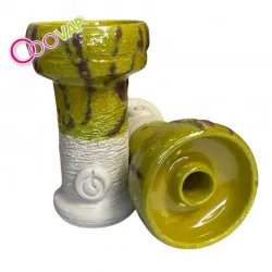 Old bowl Lisboa yellow