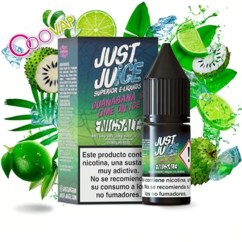 Guanabana & Lime On Ice Just Juice Nic Salts