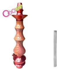 Amazon Hookah Pride Salmon Red con tubo