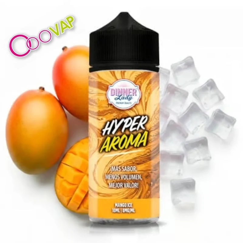 Mango Ice Longfill 10ml Dinner Lady Hyper, super sabor a Mango frio