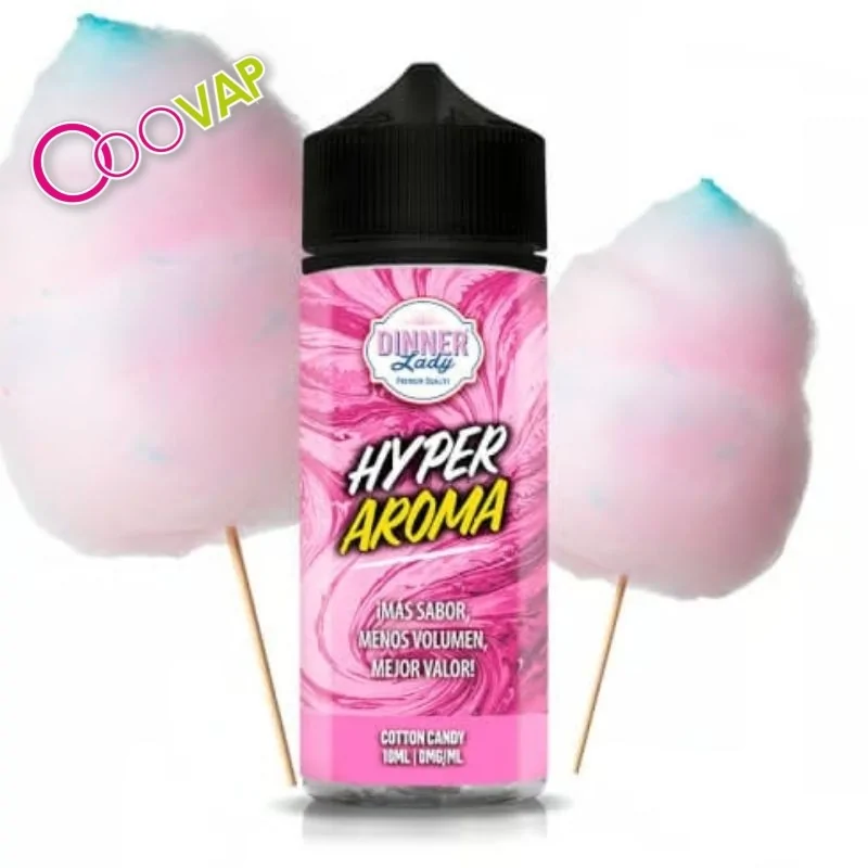 Cotton Candy Longfill 10ml Dinner Lady Hyper puro algodón de azucar