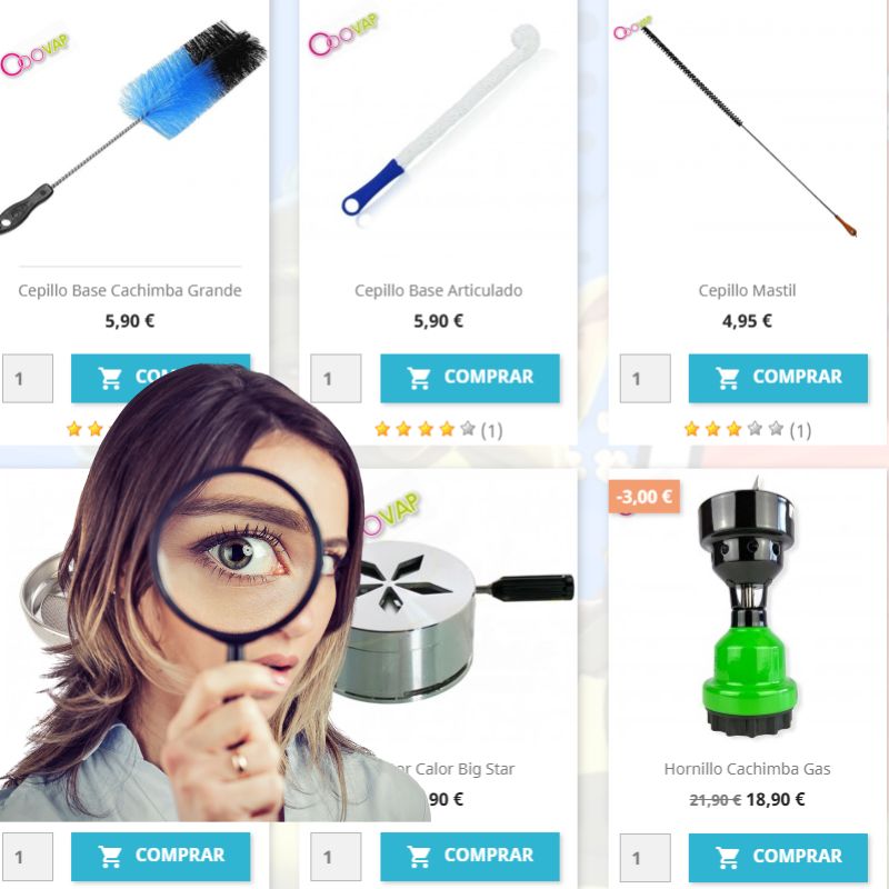 accesorios cachimba