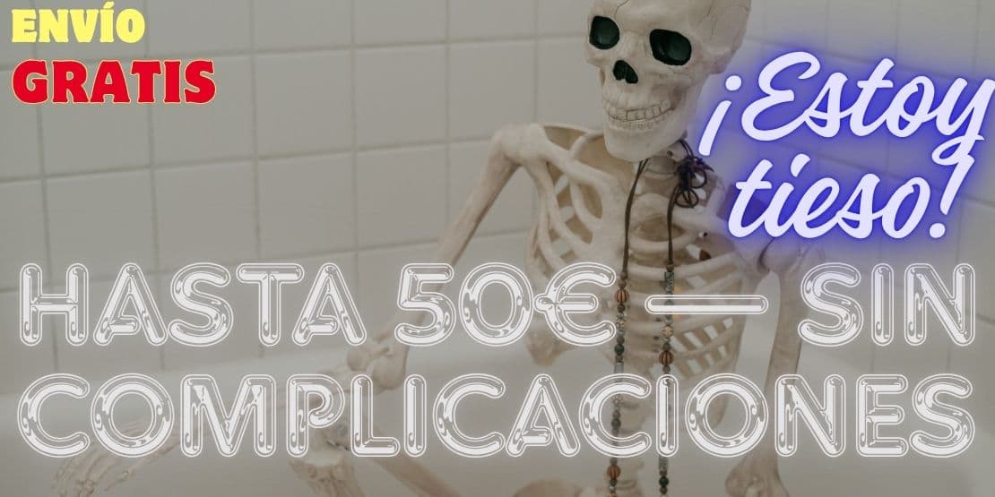 presupuesto de menos de 50 euros