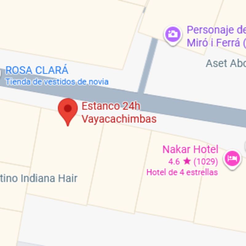 estanco vayacachimba palma