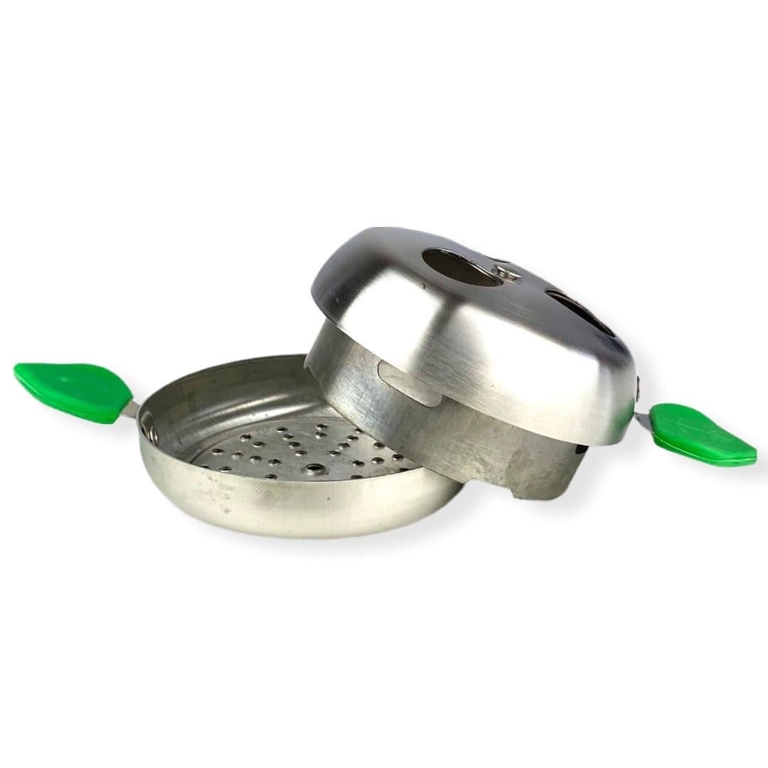 Gestor de calor tipo Provost para cachimba · Modelo manzana