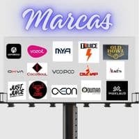 listado de marcas con las que trabajamos de cachimbas y vaper