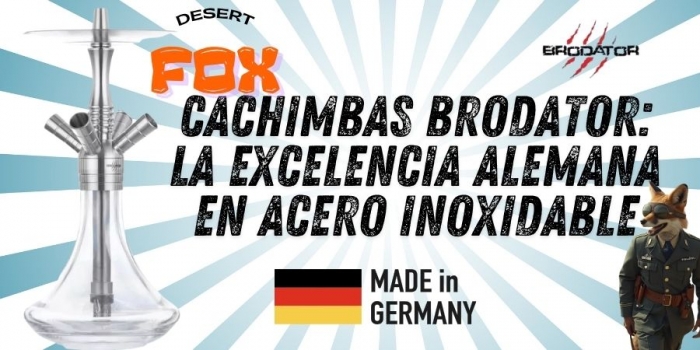 ⭐ Cachimbas Brodator: la excelencia alemana en acero inoxidable