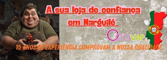 ⭐ Ooovap.com – Loja Online de Narguilés Premium em Portugal