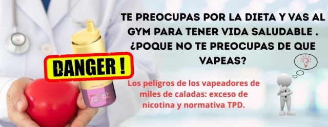 ✔️ Los peligros de los vapeadores de miles de caladas: exceso de nicotina y normativa TPD.