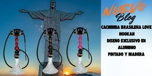 Love Hookah | Cachimba brasileña premium en madera y aluminio pintado